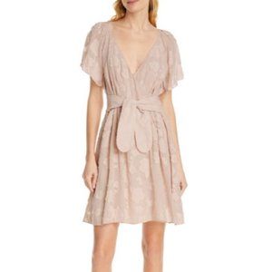 Joie Leighan Burnout Faux Wrap Dress Size 2
